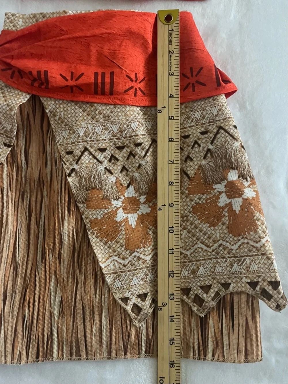 Disney Collection Moana Two-Piece Halter Top and Fringe Skirt Set Size 3
